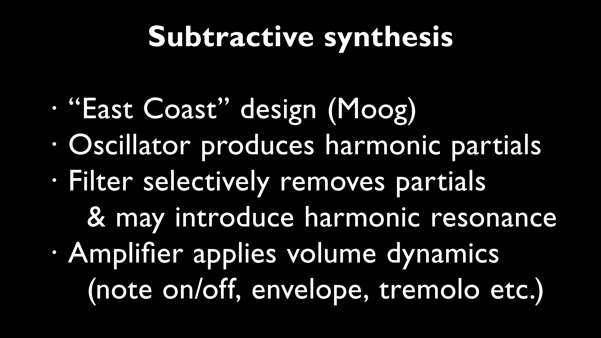 Intro to Modular Synthesis