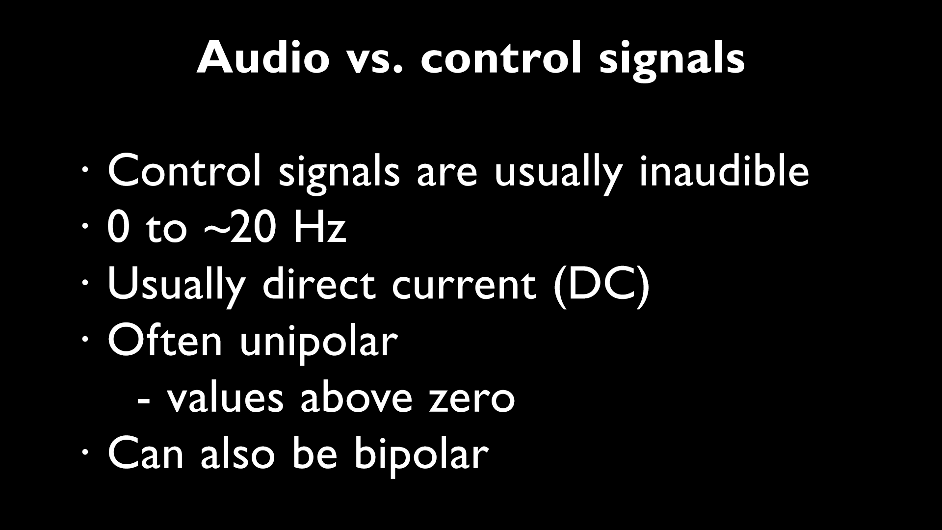 Intro to Modular Synthesis